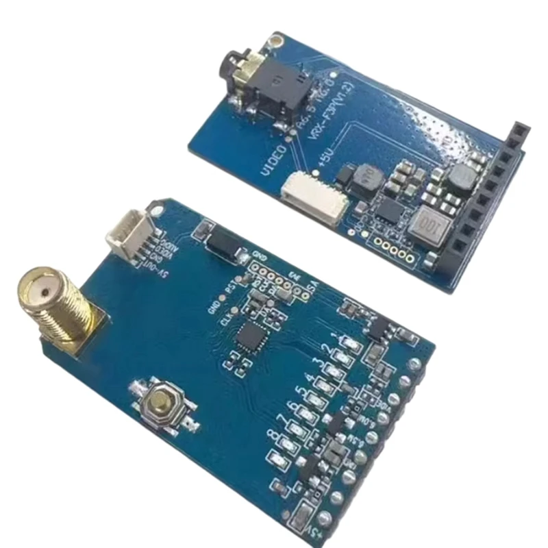 1.2G 1.3G VRX con audio 9 canali Ricevitore video FPV 7-36V PAL/NTSC per Fatshark Skyzone e altri occhiali VR