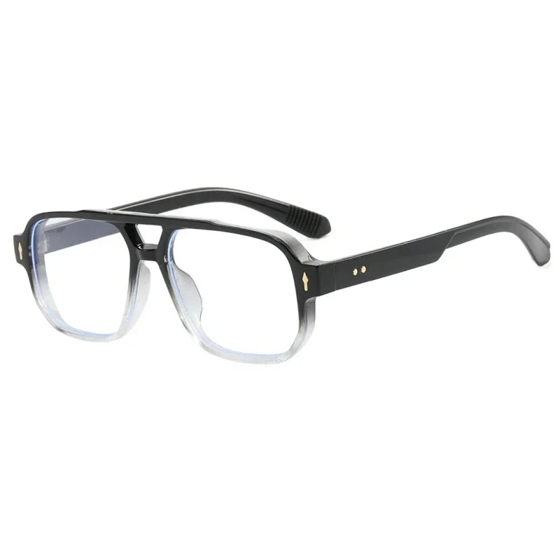 الرجعية المسامير مربع النظارات الشمسية النساء أزياء العلامة التجارية مصمم التدرج ظلال UV400 الرجال تتجه البخار فاسق نظارات شمسية للرجال