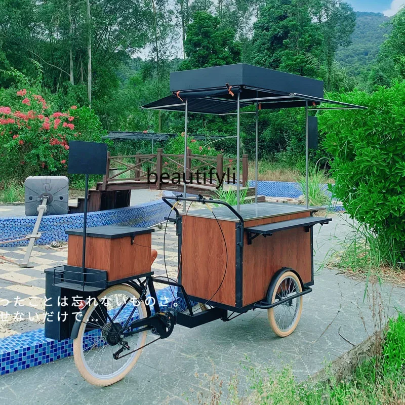 

a38 Promotional display car, stall, shopping mall upside down, tricycle night market, sales and dining car