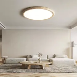 Modern Ceiling Light Nordic Stone Fixtures Yellow Travertine Corridor Living Room Restaurant 15W 35W Led Lamps