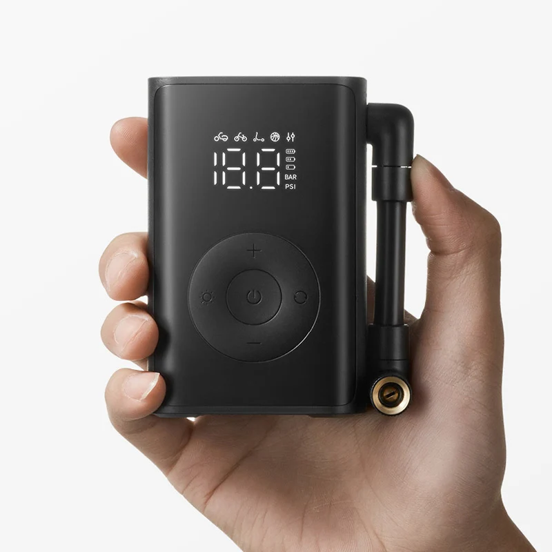 مضخة هواء محمولة جديدة من Xiaomi Mijia 2025 بقدرة 2000 مللي أمبير في الساعة 240 جرام 150 رطل لكل بوصة مربعة ضاغط هواء كهربائي كشف ضغط الإطارات منفاخ متعدد المهام #6