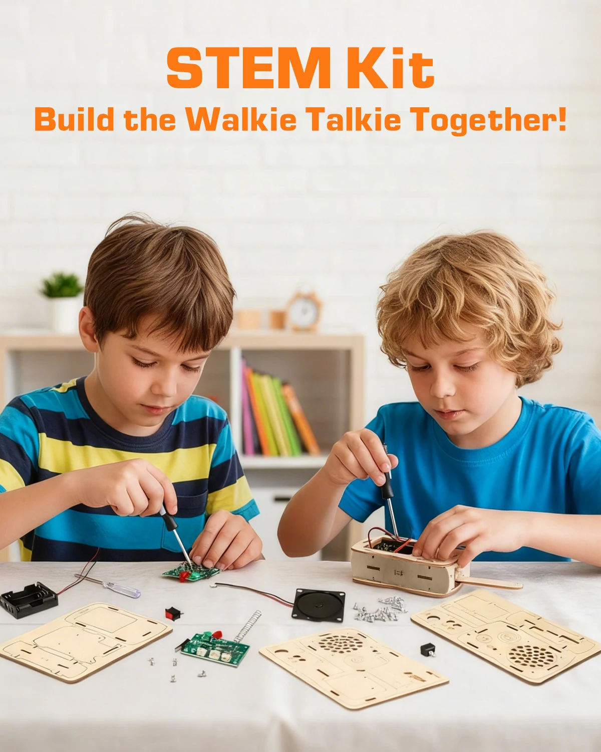 STEM 무전기 키트 (8-14세 어린이용) DIY 전 - Diy Electronics Projects For Kids 리뷰 및 가격