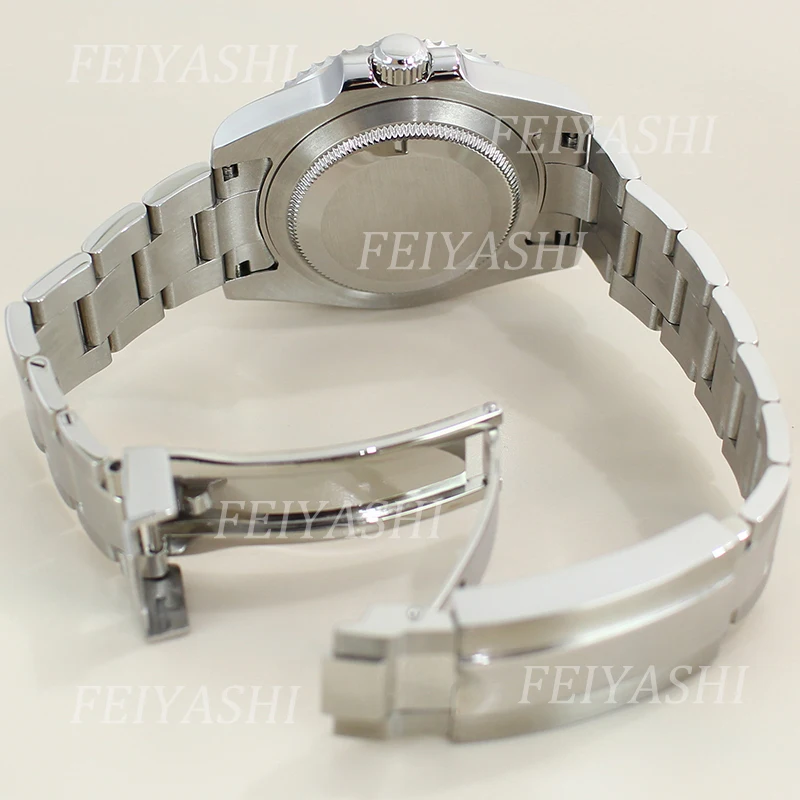 40Mm Herenhorloge 316l Roestvrijstalen Lichtgevende Bezel Voor Seiko Nh35 Nh34 Nh36/38 Miyota 8215 Eta 2824 Beweging 28.5Mm Wijzerplaat