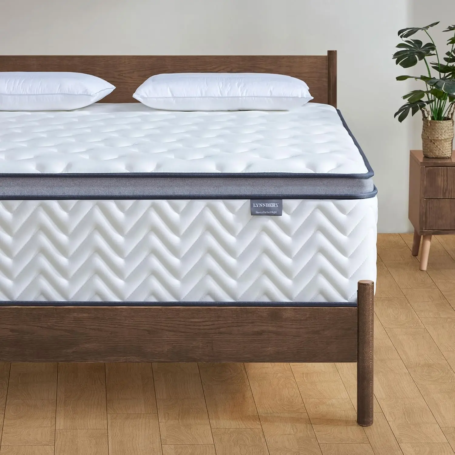 Full Mattress, 10 Inch Full Size Hybrid Mattress with Memory Foam and Individual Pocket Spring for Motion Isolation, Pressure