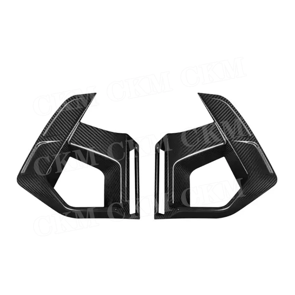 Dry Carbon Fiber Car Front Grille Air Vent Trims Cover Spoiler Accessories for BMW X3M F97 2022+ FRP S Style Body Kits