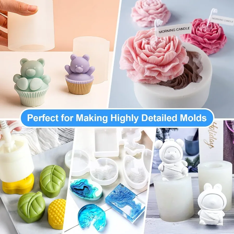 Silicone Mold Making Kit, 38.8 - огляд і ціна Candle Making Items