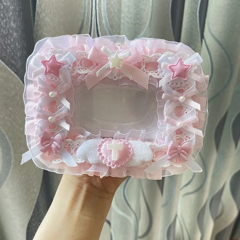 Itabag Insert Ita Accessories 12*16cm Ita Board Ita Bag Decorating Lace Bow Ita Bag Decorations Kits Bag Inner Ornament