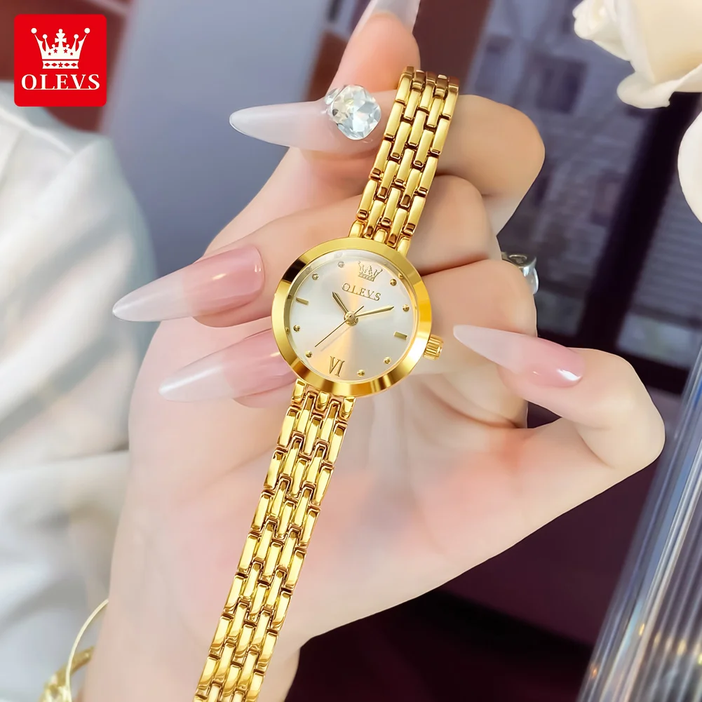 

OLEVS 9992, женские часы, простые оригинальные водонепроницаемые кварцевые часы для женщин, роскошные ручные часы со стальным ремешком, зеркало высокой твердости