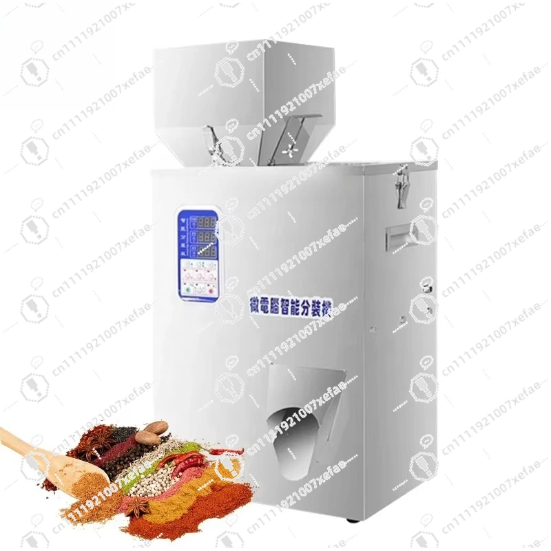 

500G semi-automatic desktop stainless steel coffee bean powder rice spice bag seasoning powder dispenser filling machine