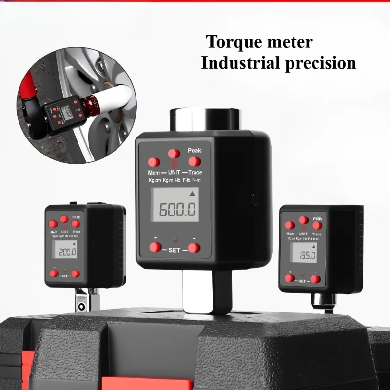 High Precision Electronic Digital Torque Meter 0.3-600NM Torque Wrench Connecting Rod Kilogram Force Testing Table