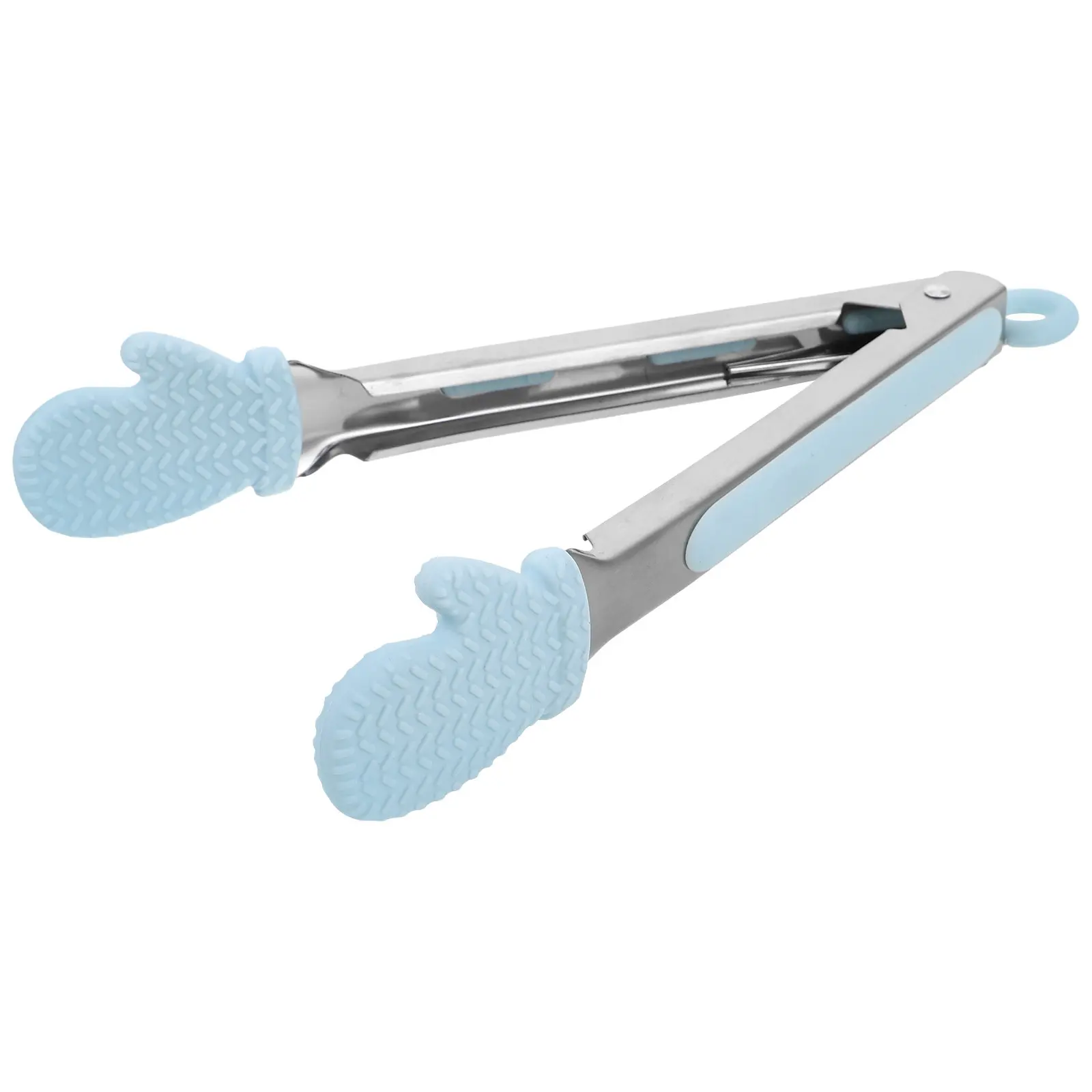 Mini Pinzas de Silicona para Alimentos de 9 Pulgadas, Resistentes al Calor, Diseño Antideslizante para la Palma de la Mano, Pinzas para Cocina, Barbacoa, Dulces, Frutas, Azúcar