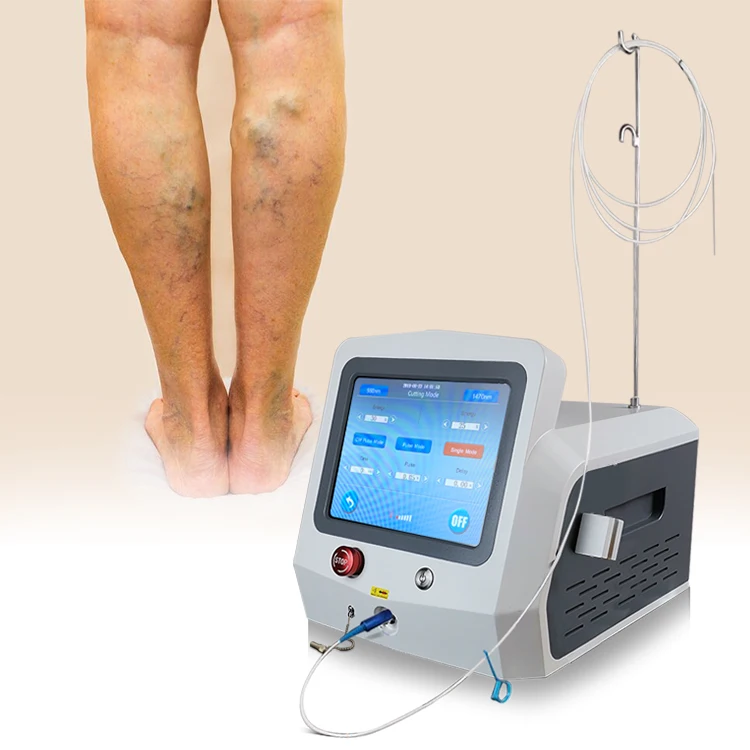 Dual waves 1470nm Diode Laser Varices Treatment 980nm Wavelength laser varicose veins removal machine