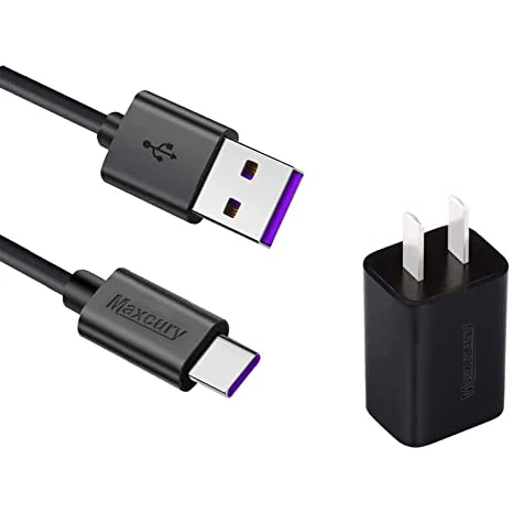 Maxcury-Cable de carga para móvil, cargador Compatible con Huawei Mate30 Mate20 10 9, Samsung Galaxy S9 S8 Plus