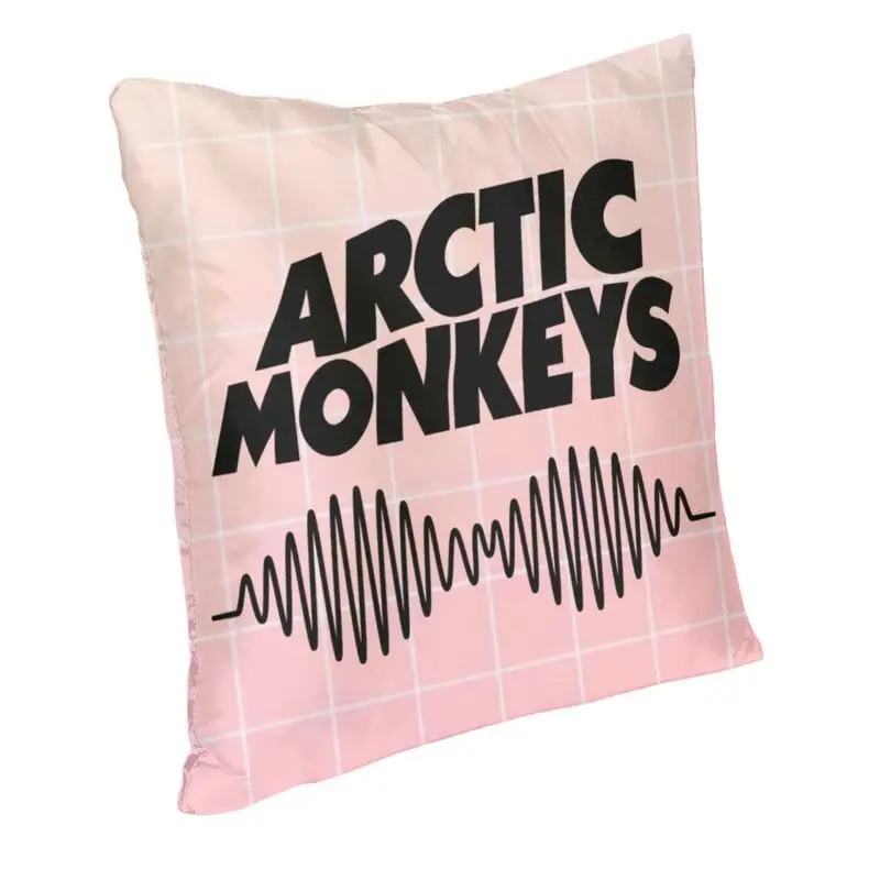 Arctics Monkeys Square Pillowcover Decoration Post Punk Revival Rock Band Cushion Cover Throw Pillow Car Double-sided Printing