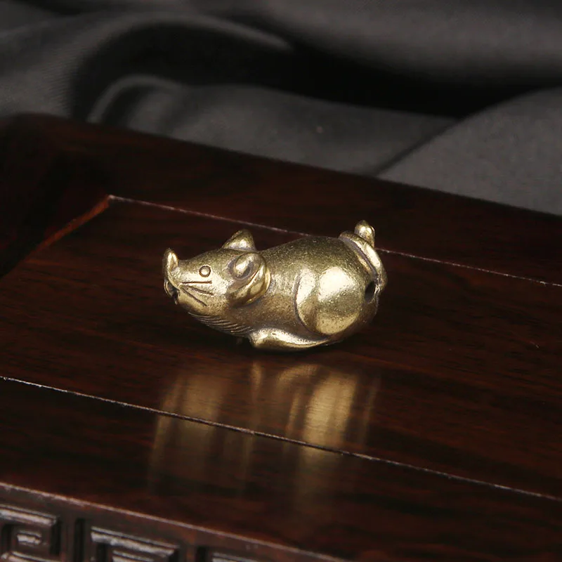 CH Brass Silver Carp Tabletop Decoration Symbolizes Abundance Every Year Creative Decoration Crafts Tea Pets And Bronze Utensils