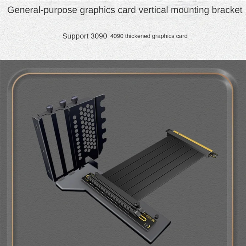 A19Q-Universal Vertical GPU Holder Riser ATX Matx Case VGA Graphics Card Steering Bracket For 3090, 4090 Graphics Cards