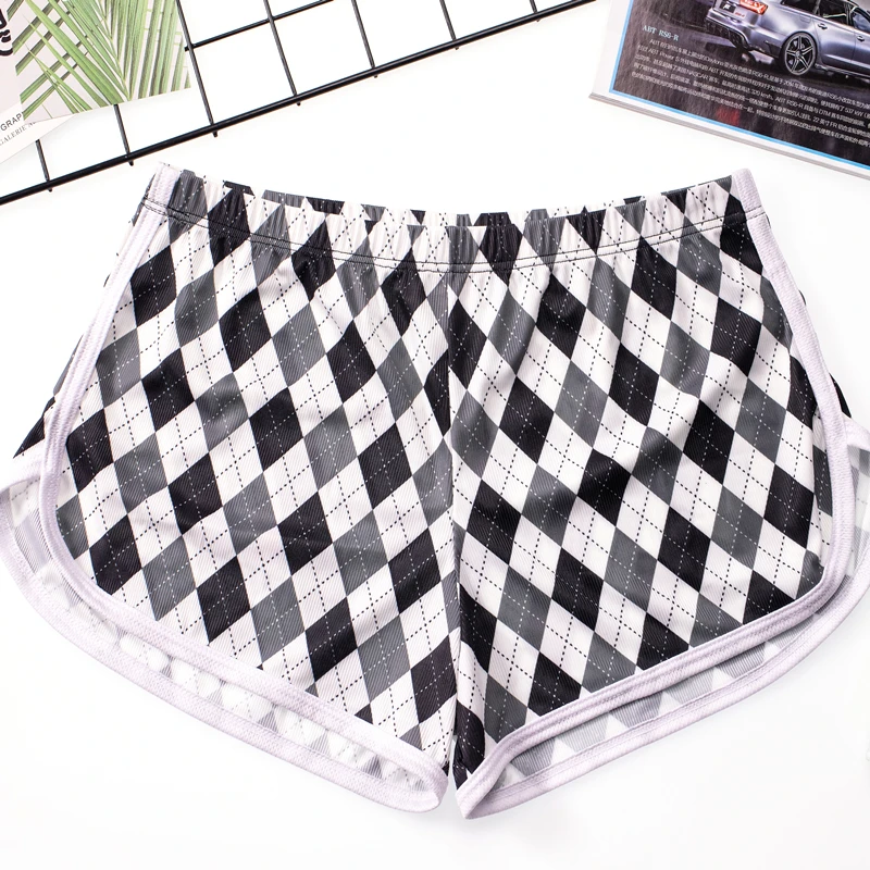 Sexy Arrow Panties Men Underwear Soft Stretch Breathable Men Boxer Shorts Sleep Bottoms Man Plaid Trunk Boxer Hombre Shorts