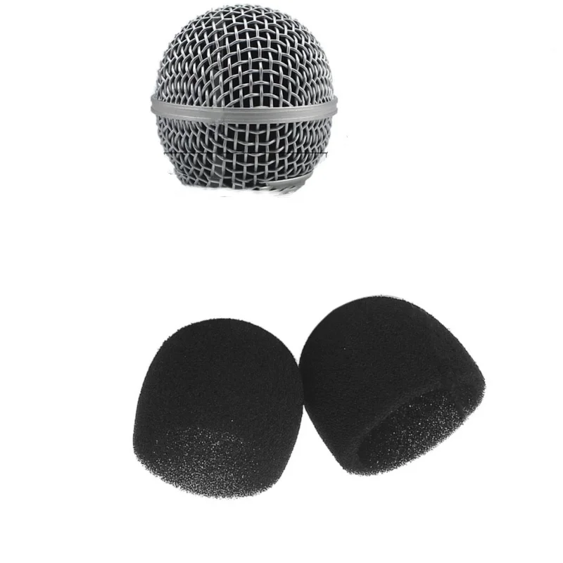 Foams Sponge Microphone Cap Windscreen Cover Protect Microphone Blowout for SM58 SLX24 PGX24 PG58 BETA58A Mic Cover