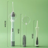 Luminous Ear Spoon Set Ear Wax Removal Cleaning Tweezers LED Light Earpick Nose Clip Children Adults Ear Care Tools Kit USBcharg 4