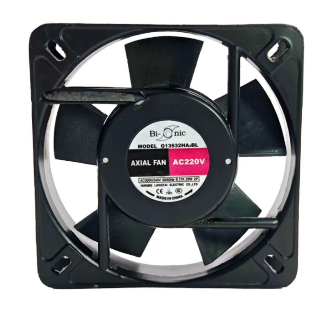

G13532HA2BL AC 220V 0.17A 135x135x32mm 2-Wire Server Cooling Fan