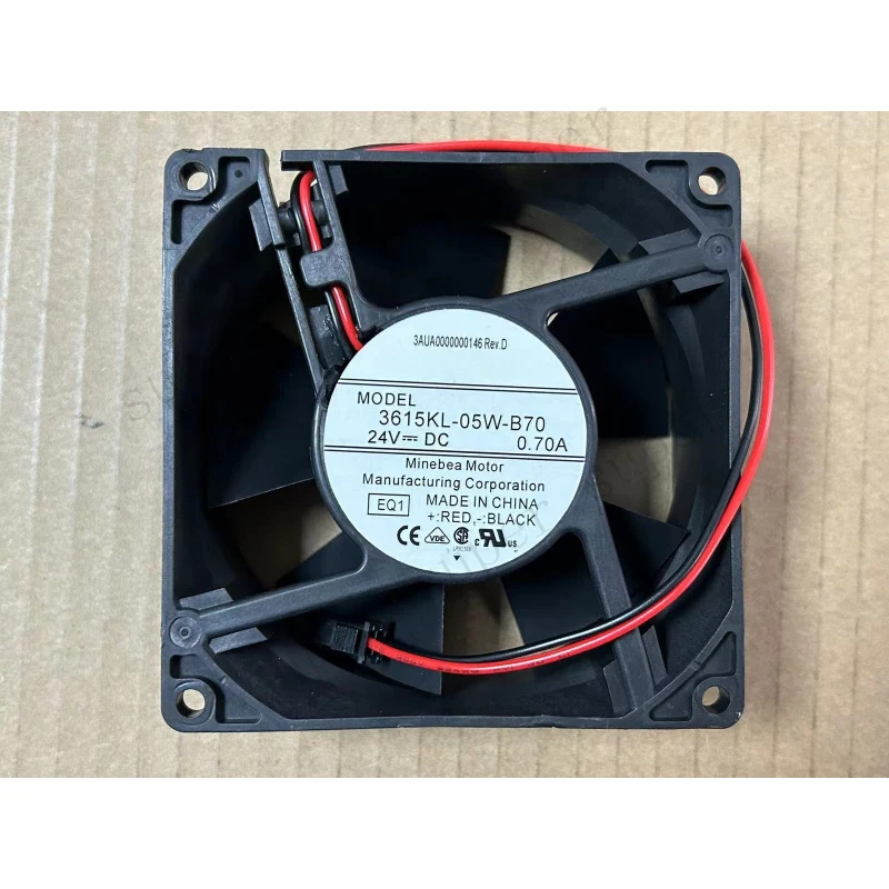 S+   1pcs NMB 3615KL-05W-B70 24V 0.7A 9cm ACS510/550 ABB inverter dedicated fan
