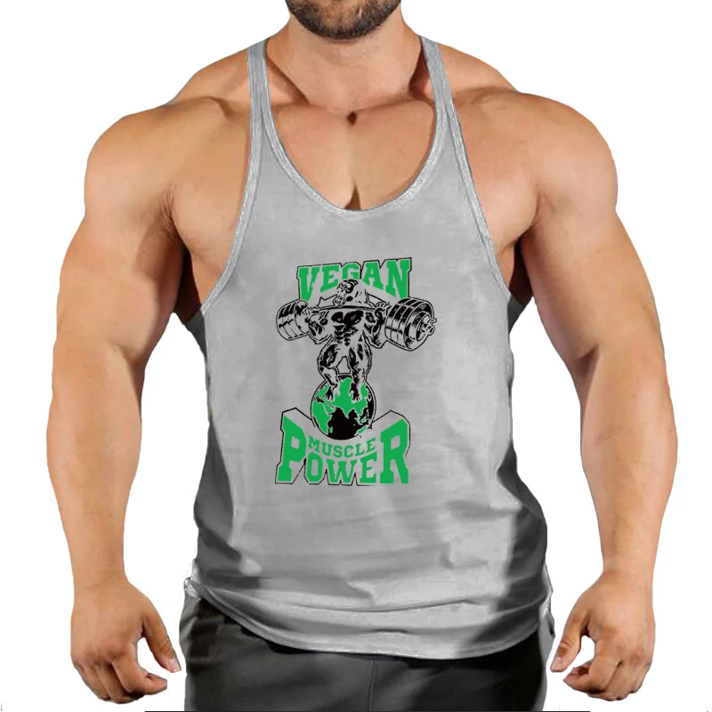 New Arrivals Bodybuilding stringer tank top Gym sleeveless shirt men Fitness Running Vest Singlet sportswear workout tanktop