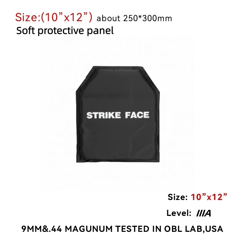 

NIJ IIIA 3A уровень гибкая пуленепробиваемая пластина из UHMWPE мягкий баллистический тактический жилет рюкзак бронеплиты антипулевая панель 10x12 дюймов