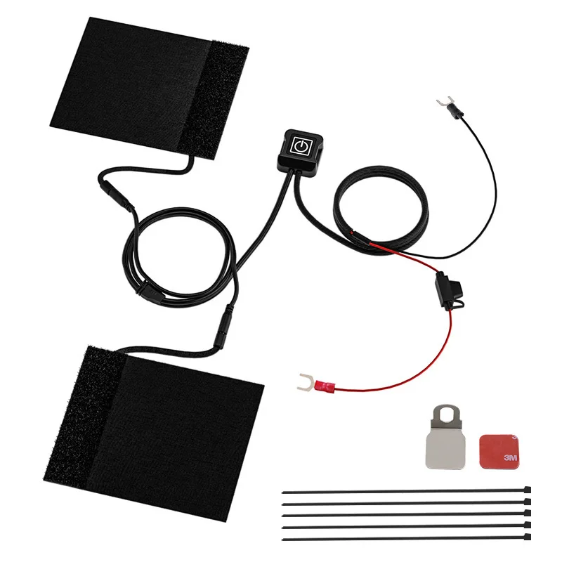 Motorcycle Heated Grips Electric Heating Handlebar Gloves Winter Warm Anti-freeze Cover