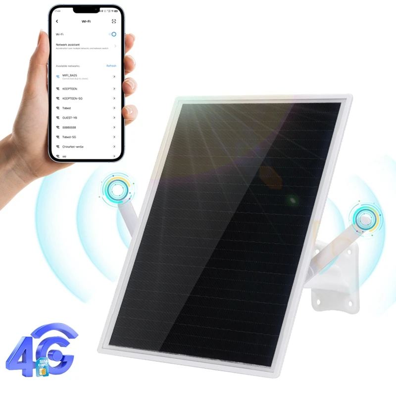 Enrutador Solar para exteriores, Panel Solar de 15W, baja potencia, 4G, Wifi inalámbrico, escaneo, tarjeta SIM, Wifi Solar inalámbrico, punto de acceso móvil