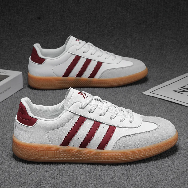 

2025New Comfortable Casual2025Spring Genuine Leather High Quality German Training Shoes High Quality Couple Sneaker