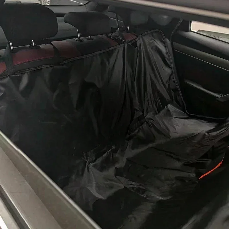 Dog Car Seat Cover for Back Seat,Oxford Cloth Durable Scratchproof Dog Hammock,Pet Seat Cover Protector for Cars,Trucks and SUVs image 4