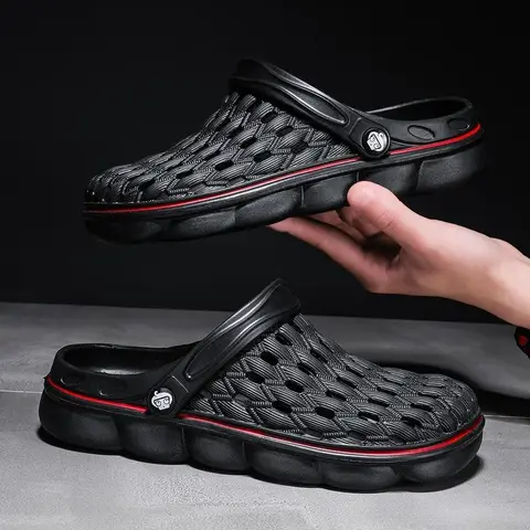 남성 샌들 여성 신발 야외 해변 넘어 가고 슬리퍼 남성용 정원 홈 나막신 여성 샌들 여름 하이킹 샌들 cro-c