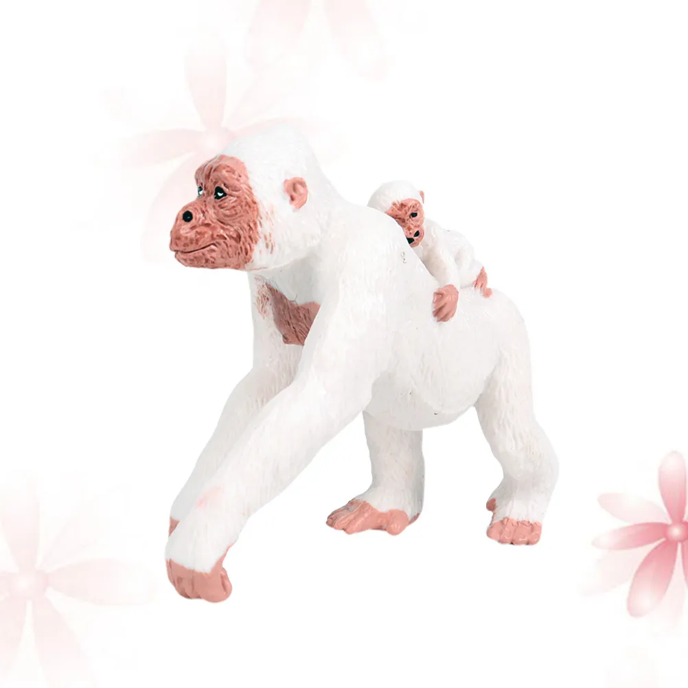 

Premium PVC Monkey Wildlife Sculpture Realistic Detail Educational Tool for Children Animal Cognition Skill Building Home Office