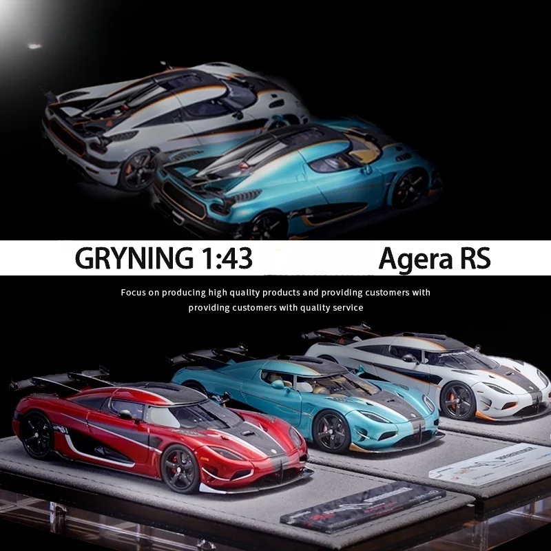 

В наличии 1:43 Agera RS модели автомобилей из литья под давлением из смолы, игрушки для мальчиков, подарки на фестиваль детей, декоративные украшения для взрослых