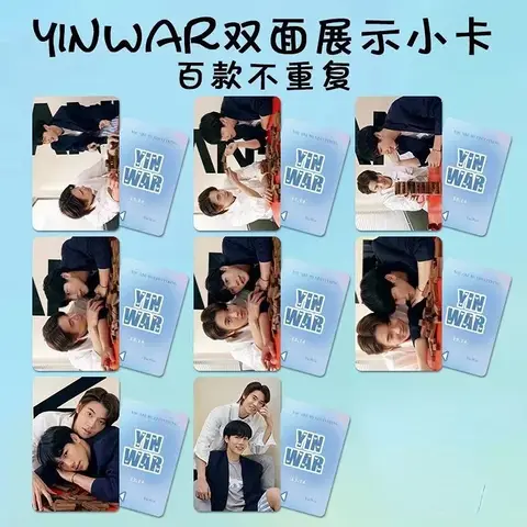 8 개/대 반복 없음 Yinwar HD 포스터 태국 TV 사랑 역학 드라마 스틸 사진 사진 양면 인쇄 둥근 작은 카드