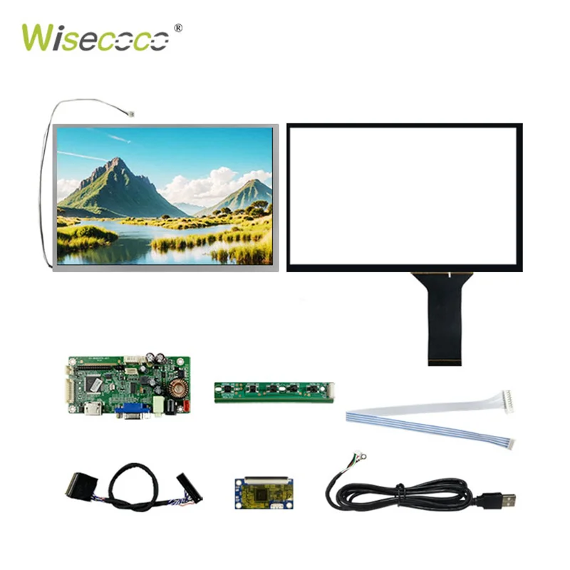 Imagem -05 - Alto Brilho Lcd Ips Display Capacitivo Touch Screen Luz Solar ao ar Livre Ampla Temperatura Display 101 1280x800 1200nits