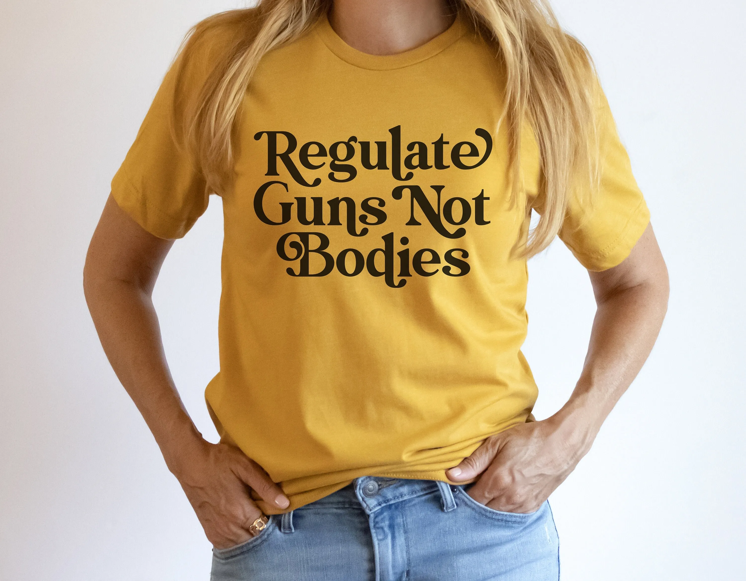

Regulate Guns Not Bodies T Shirt Women Women'S Rights Reproductive Roe V Wade Pro Choice