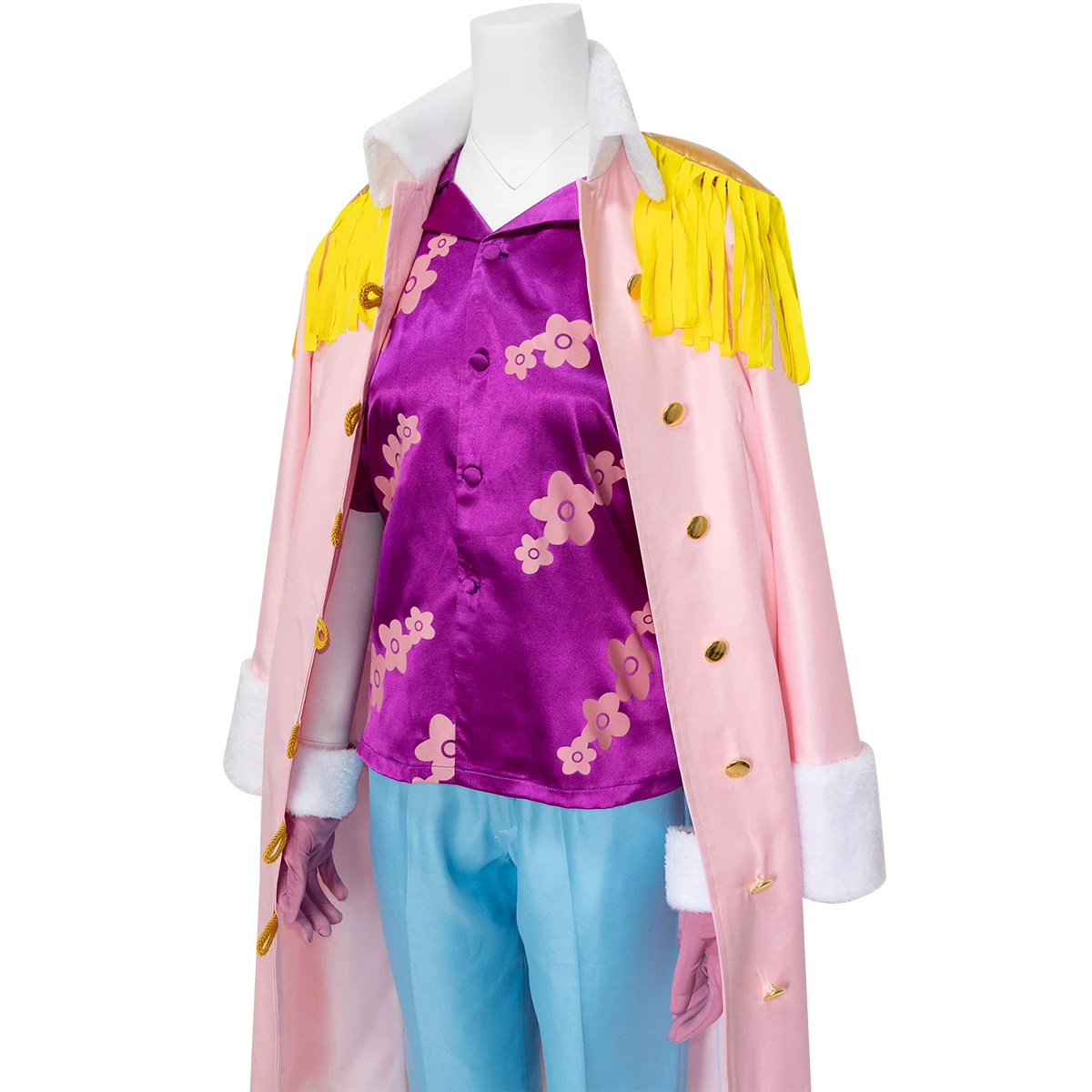 Marine Captain Tashigi Cosplay Costume Manga Anime Punk Hazard Arc Marine officers' Coat Outfit Halloween Theme Party - view 4