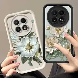 Realme12 Blooming White Flowers Sky Eye Ladder Phone Case For Realme 11 10 9i 9Pro 9i 9ProPlus 9 8i 8 8Pro 7i 7Pro 7 6 5 Cover
