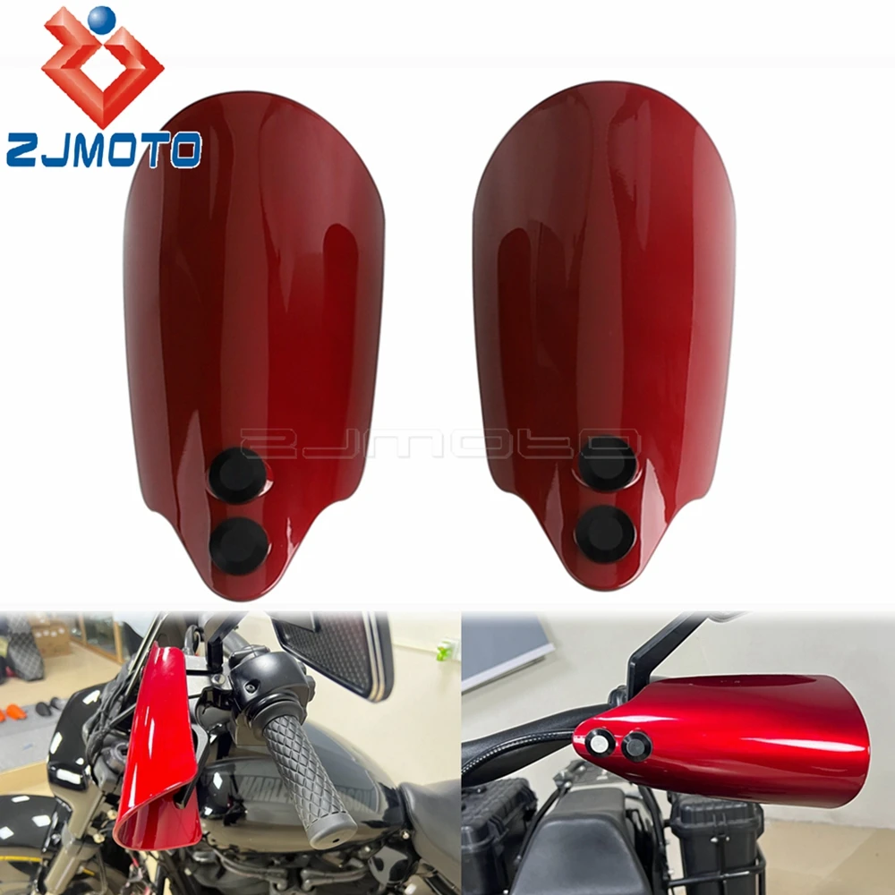 Motorcycle Hand Guards Handlebar Protection Handguard For Harley Dyna Wide Super Glide Low Rider Street Bob FLD FXDS 1996-2017