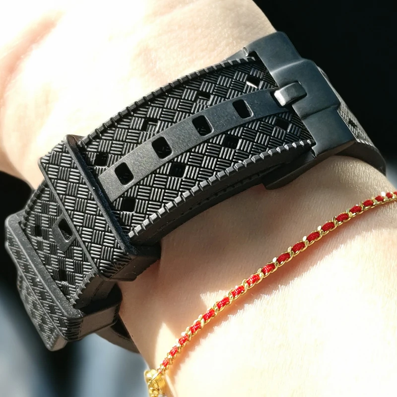 22 مللي متر حزام سيليكون منحني ل سواتش X بلانكبين خمسة المحيط الرجال النساء مقاوم للماء الرياضة ل SO35 خمسين قامة قوس معصمه