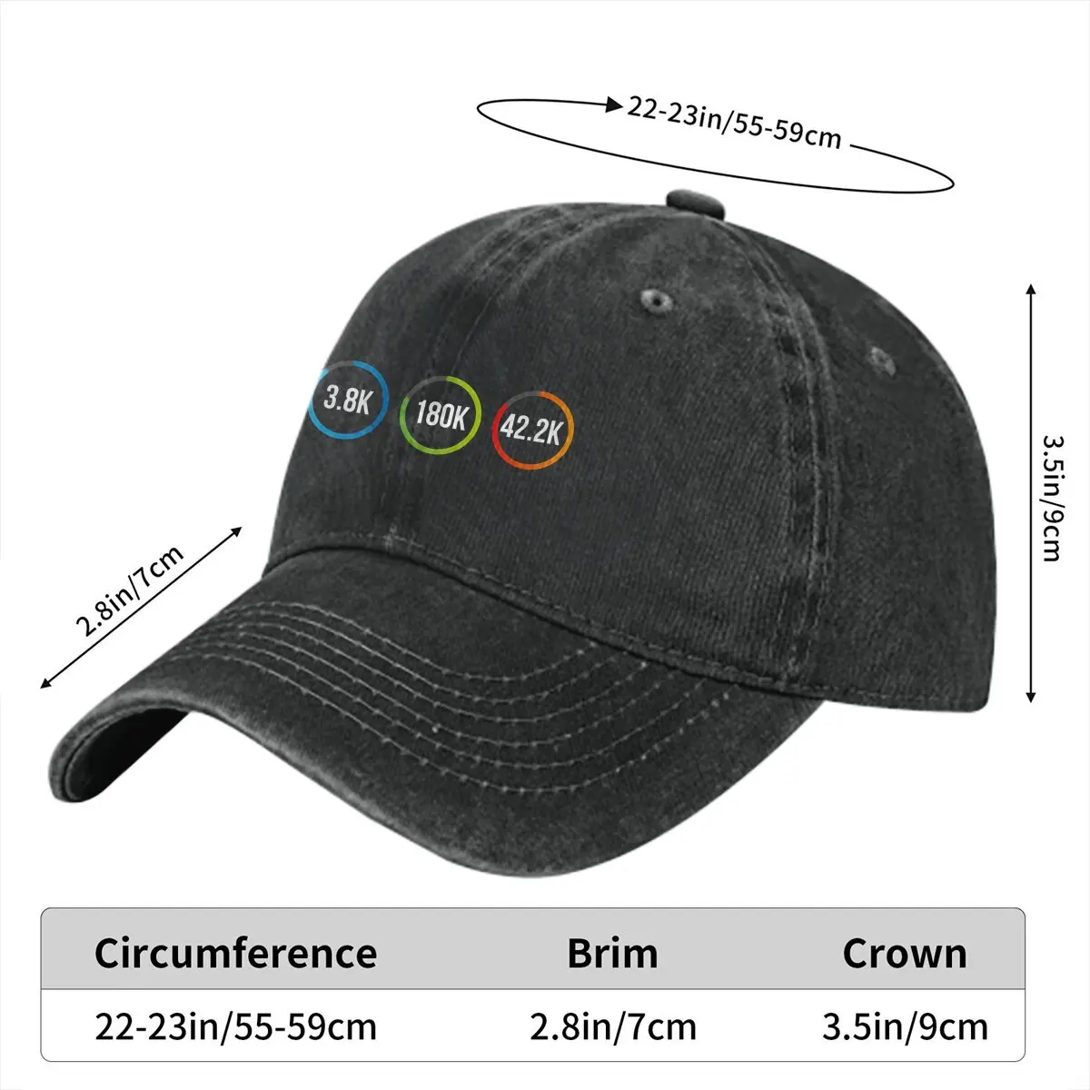 Run Bike Swim Training Our Goals Baseball Cap Men Hats Women Visor Protection Snapback Triathlon Caps