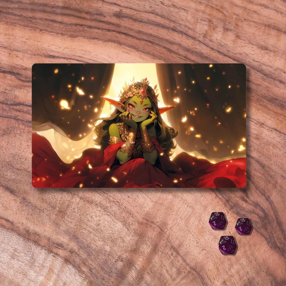 CCG Playmat Anime, Goblin Princess Themed TCG Playmat, Unofficial MTG Playmat, Trading Card Game Accessories, Gifts for Gamers