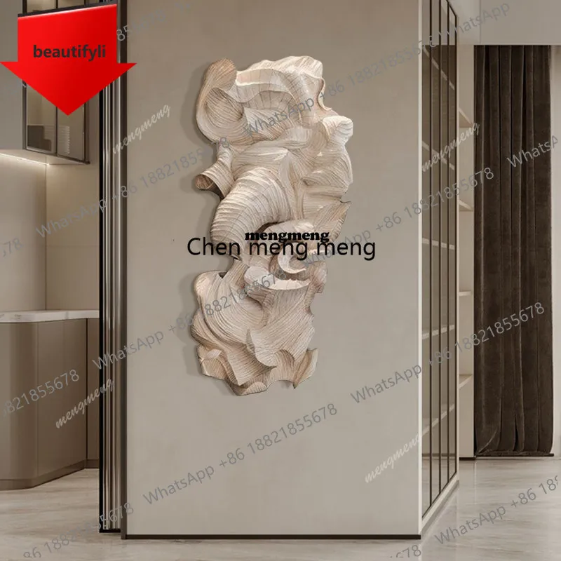 A50 Entrance entrance corridor aisle decorative painting 3D three-dimensional paper art high-end light luxury hanging painting
