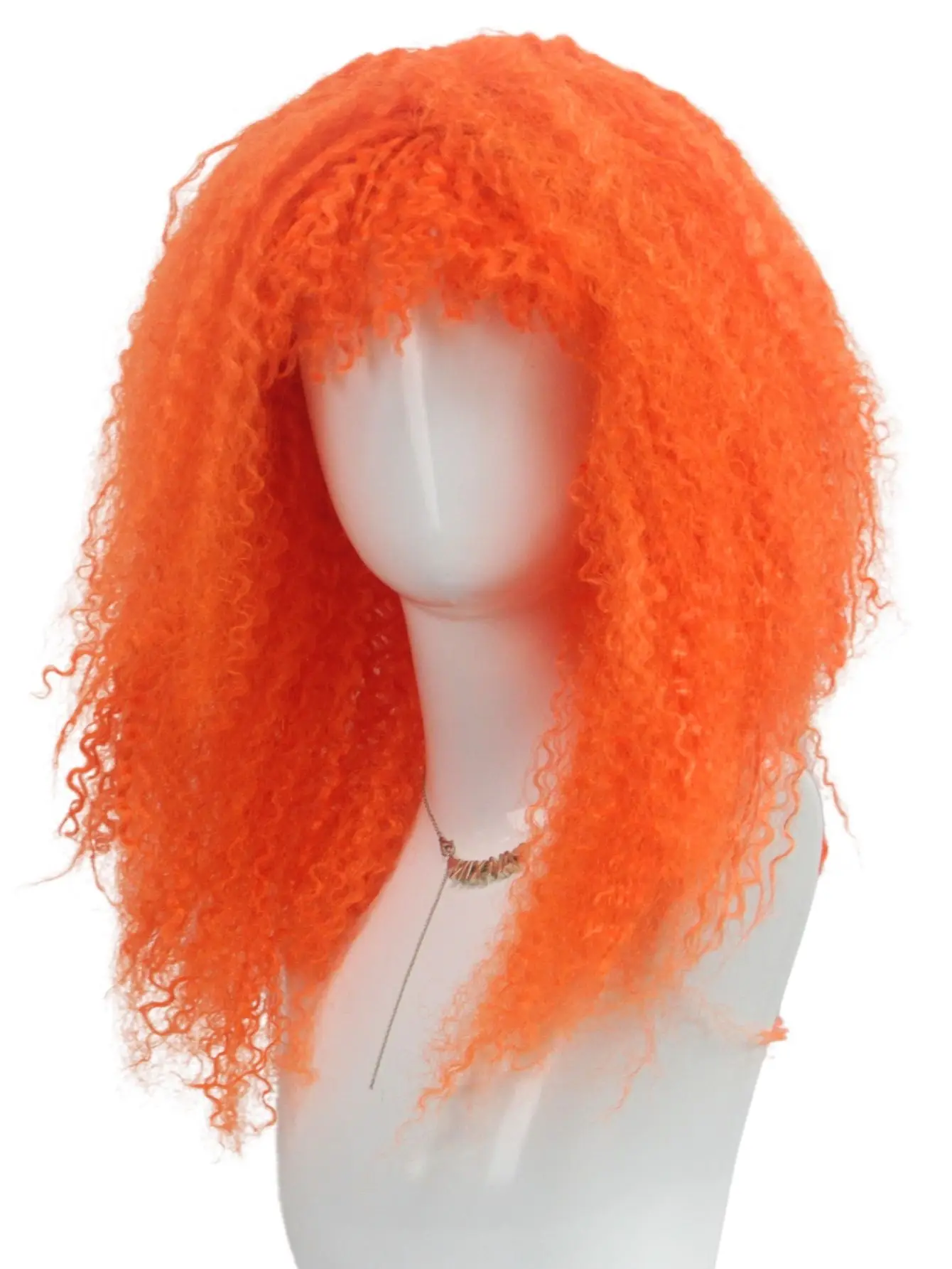 Kolorowa kukurydza - peruka z trwałym kolorem, puszyste loki, przyciągające wzrok wybuchowe loki, unikalne loki, dodaj smak cosplayom i karnawałom!