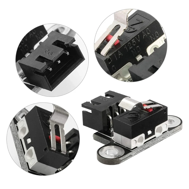 Mechanical Endstop Limit Switch Module Normal Open Linmited Switch Vertical Type with 1m Cable for 3D Printing Part