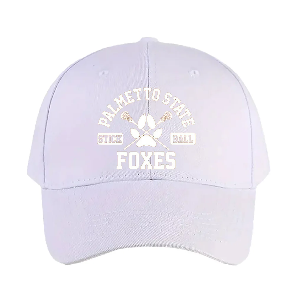 Palmetto State Foxes stick ball Caps Summer Adult Baseball Cap Adjustable with Curved Brim Duckbill Hat Protection Sun Hats