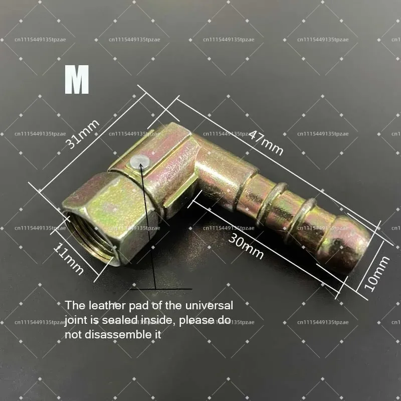 Universal Gas Pipeline Connection Unit Internal Thread Air Intake Elbow Conversion Connector For Gas Cooking Equipment