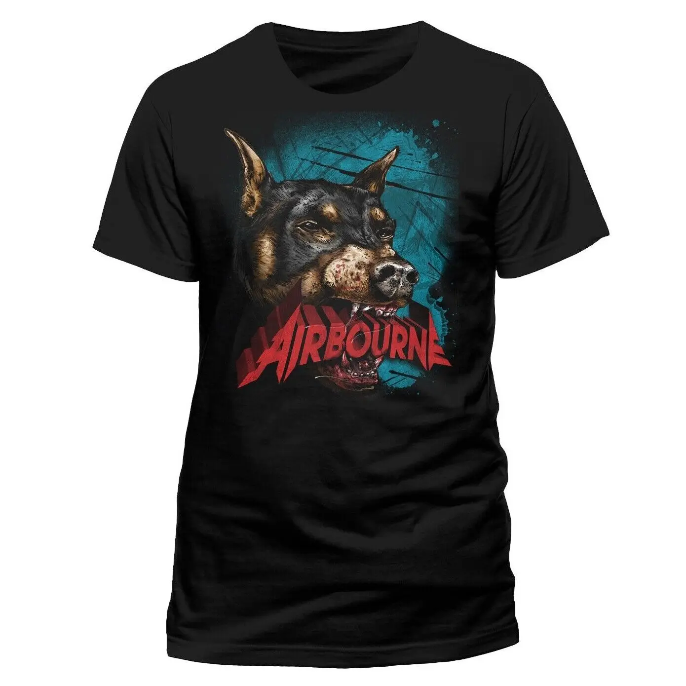 Airbourne Dog T Shirt S XL Official Metal Rock Band