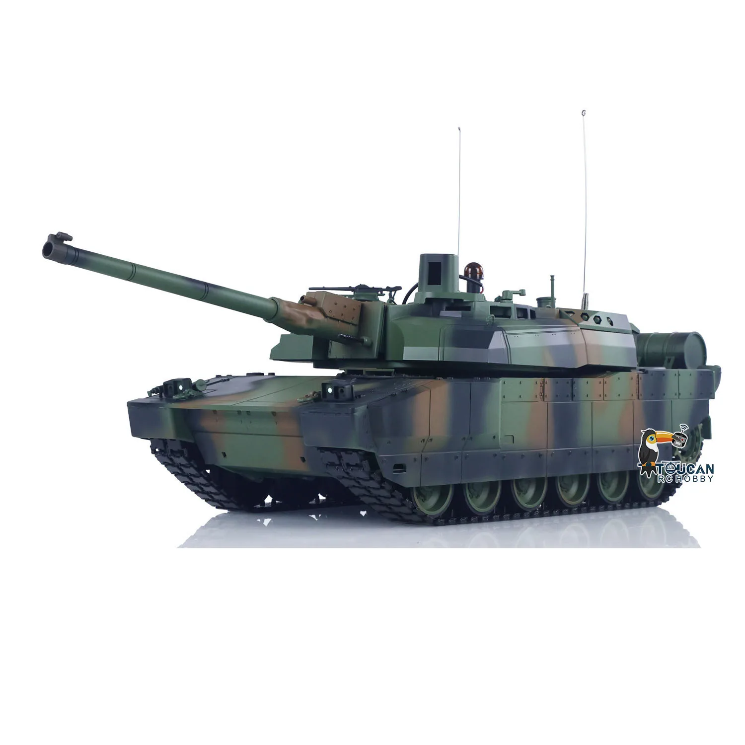 Spielzeug TD 1/16 RC Militär Modell H2408 Leclerc Kampfpanzer Metall Antriebsrad Straßenrad Getriebe Barrel Recoil Smoke Panzer Geschenk